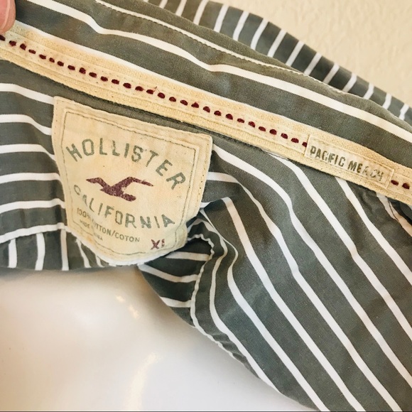 Men’s Hollister Long Sleeve Dress Shirt XL - Picture 7 of 8